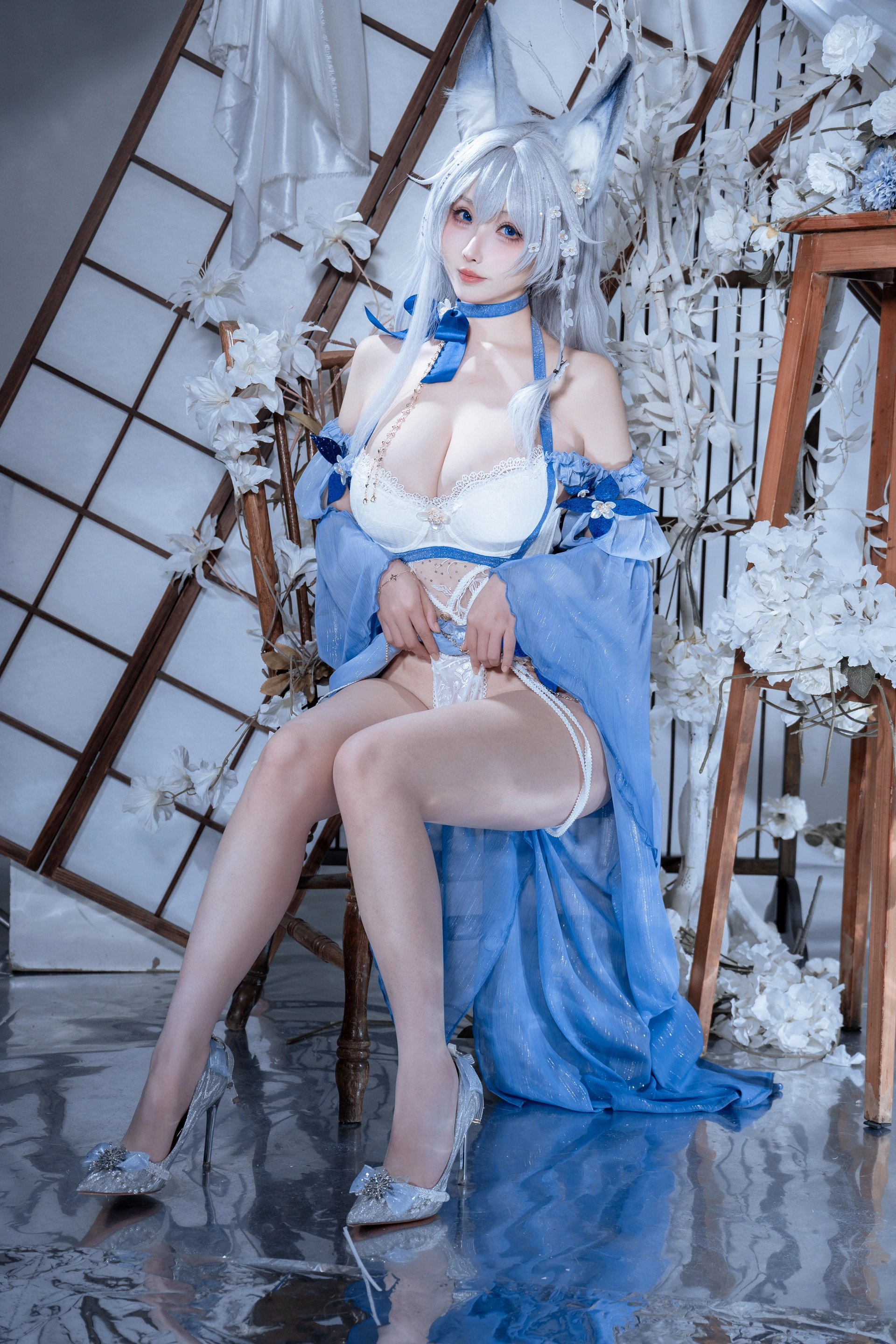 rioko凉凉子 – NO.156 碧蓝航线 水色夏日信浓 1